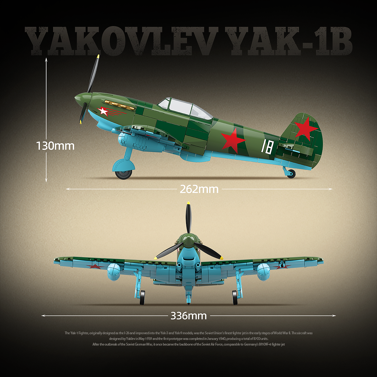 Yakovlev Yak-1B | 627PCS