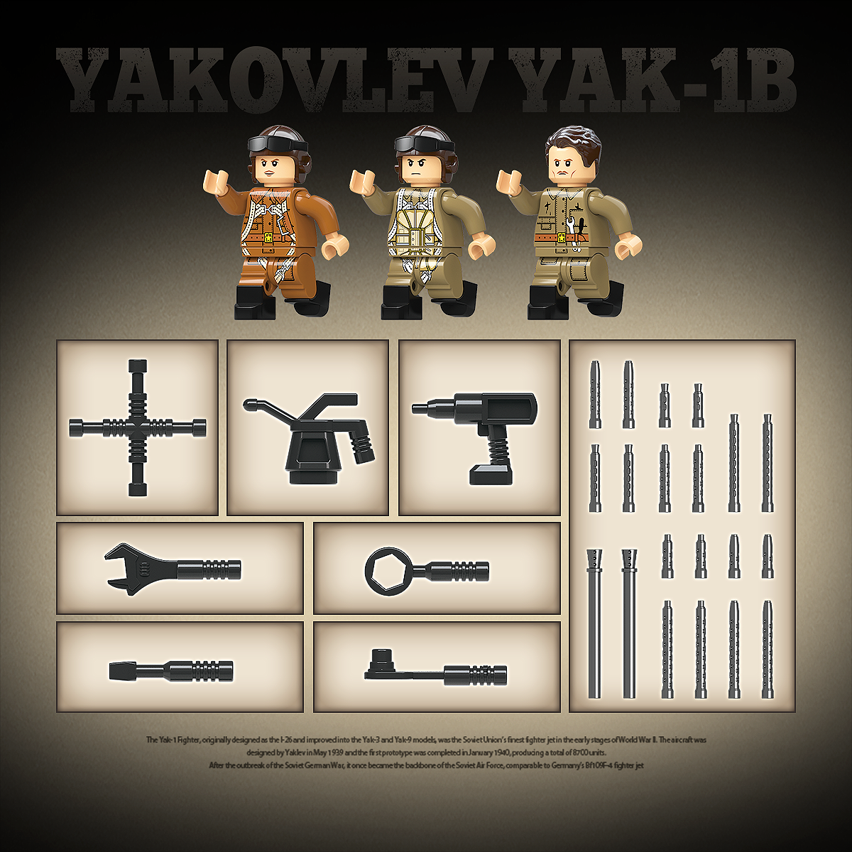 Yakovlev Yak-1B | 627PCS