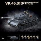 Tiger Tank (P) | 1531 PCS | 1:28 | WWII German Heavy Tank