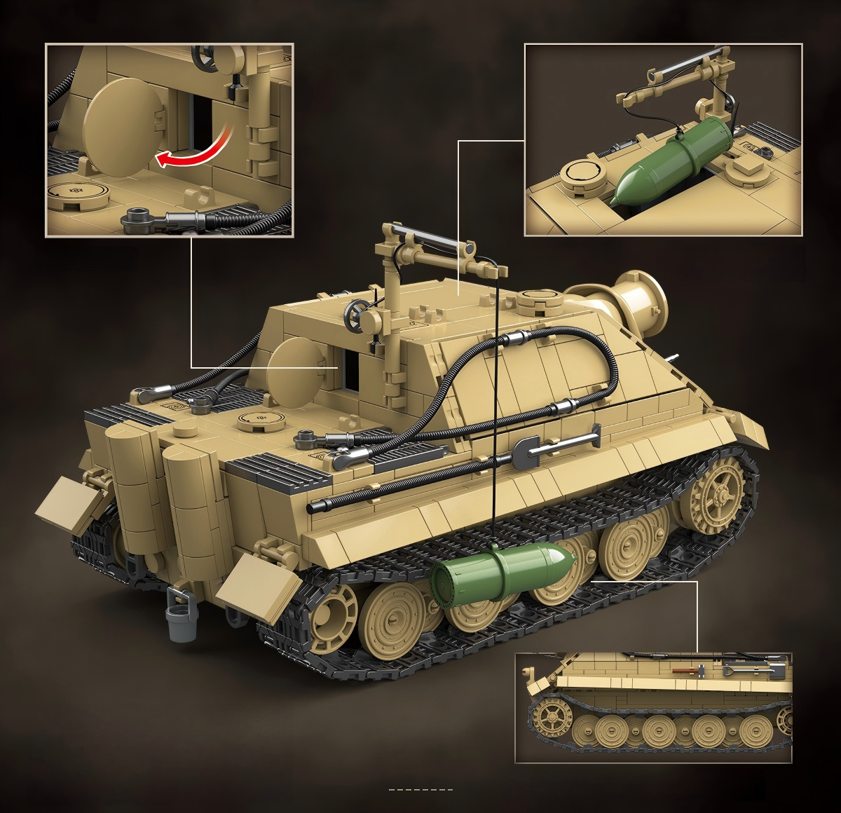 Sturmtiger | 1394PCS