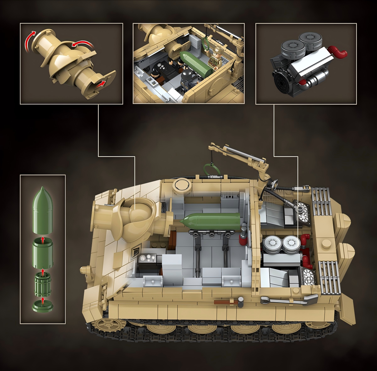 Sturmtiger | 1394PCS