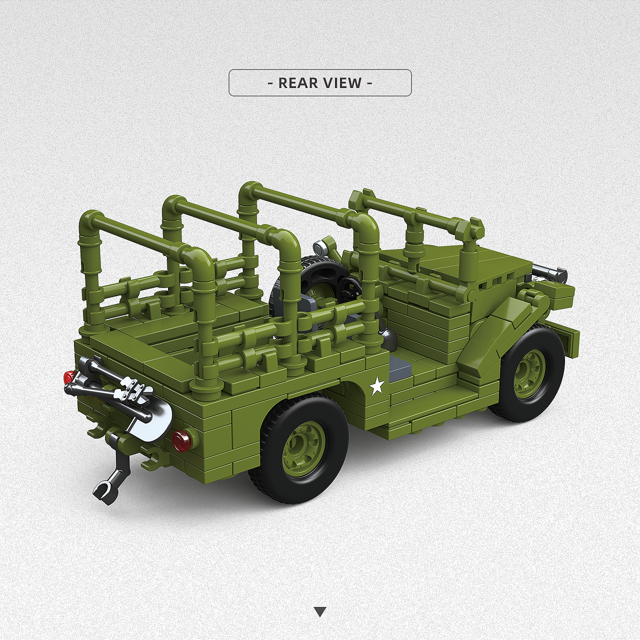 M3 37mm AT GUN Doge Beep WC52 | 313PCS