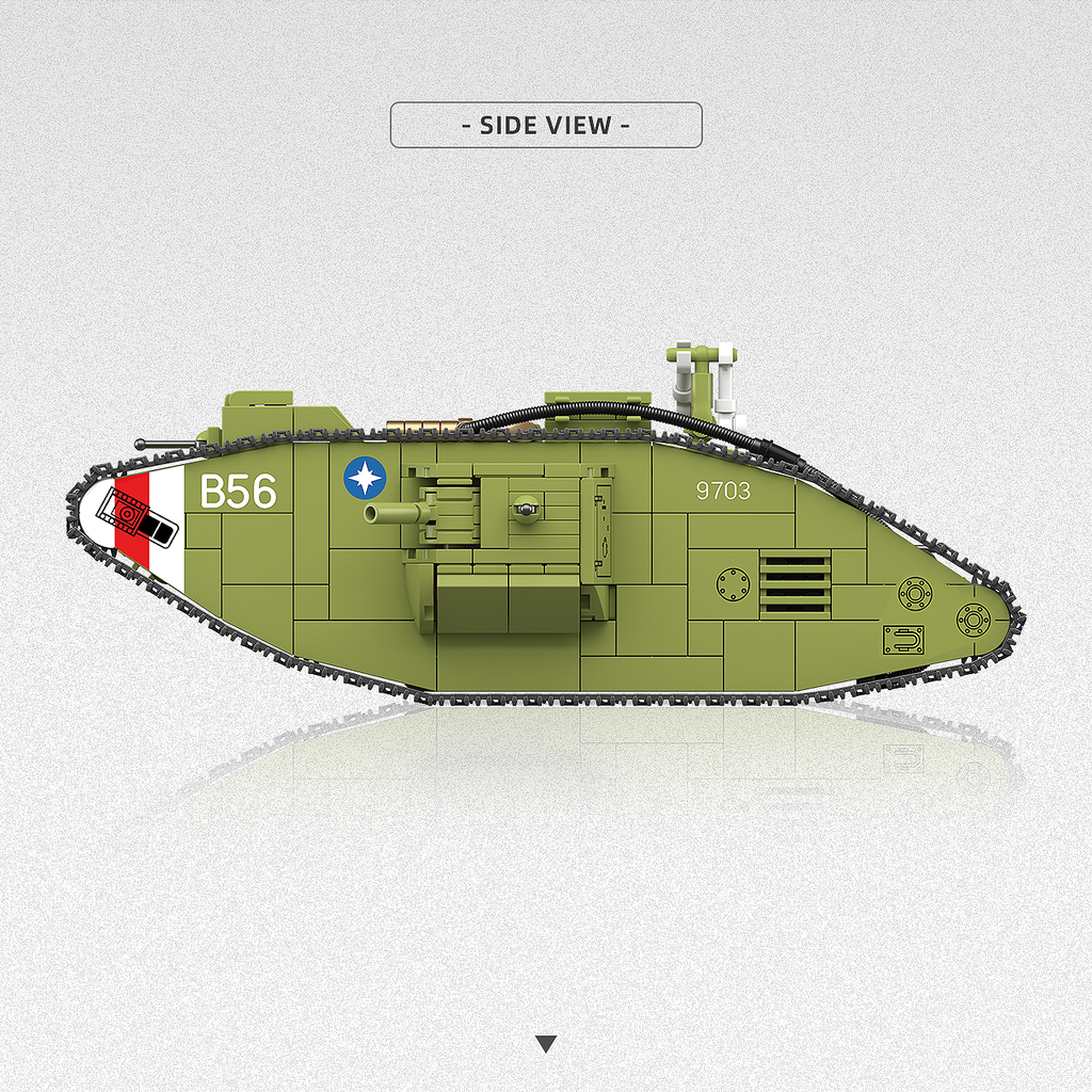 Heavy Tank Mk.V | 900PCS