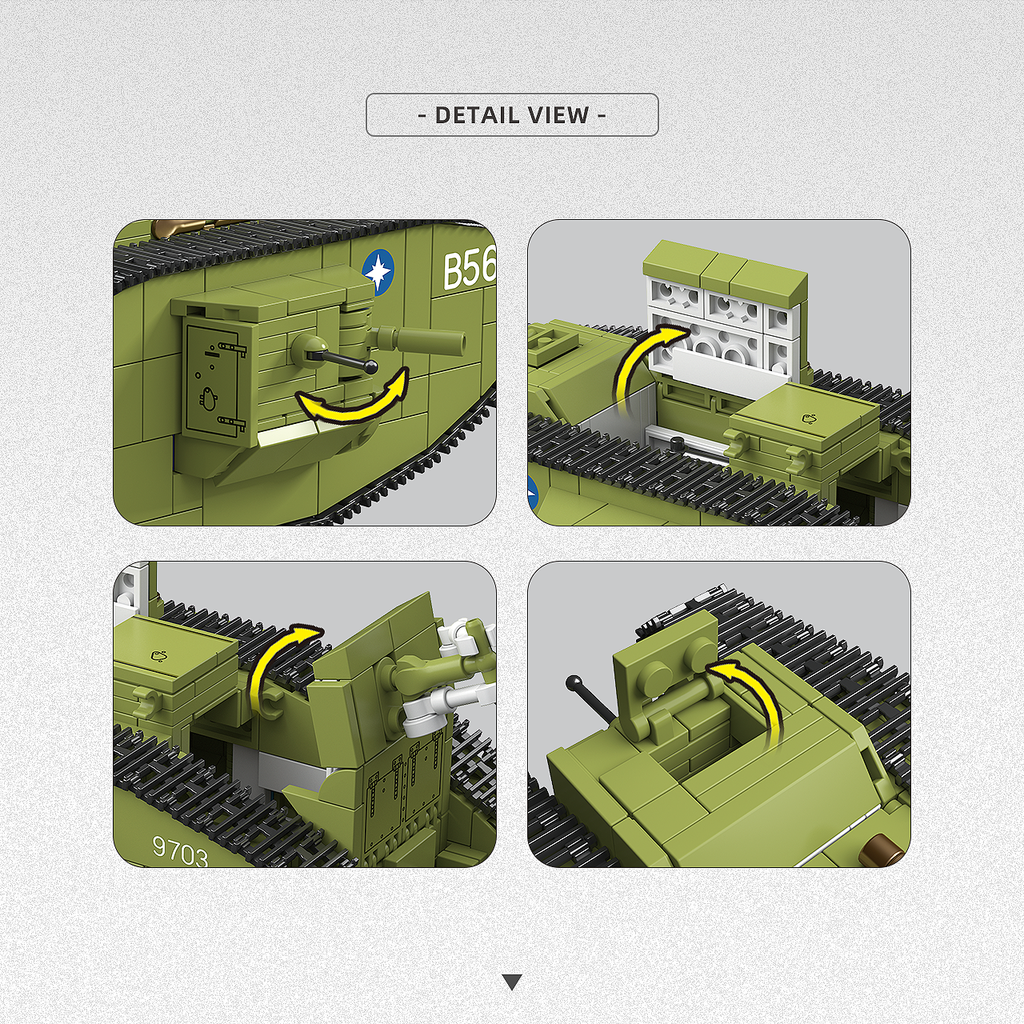 Heavy Tank Mk.V | 900PCS