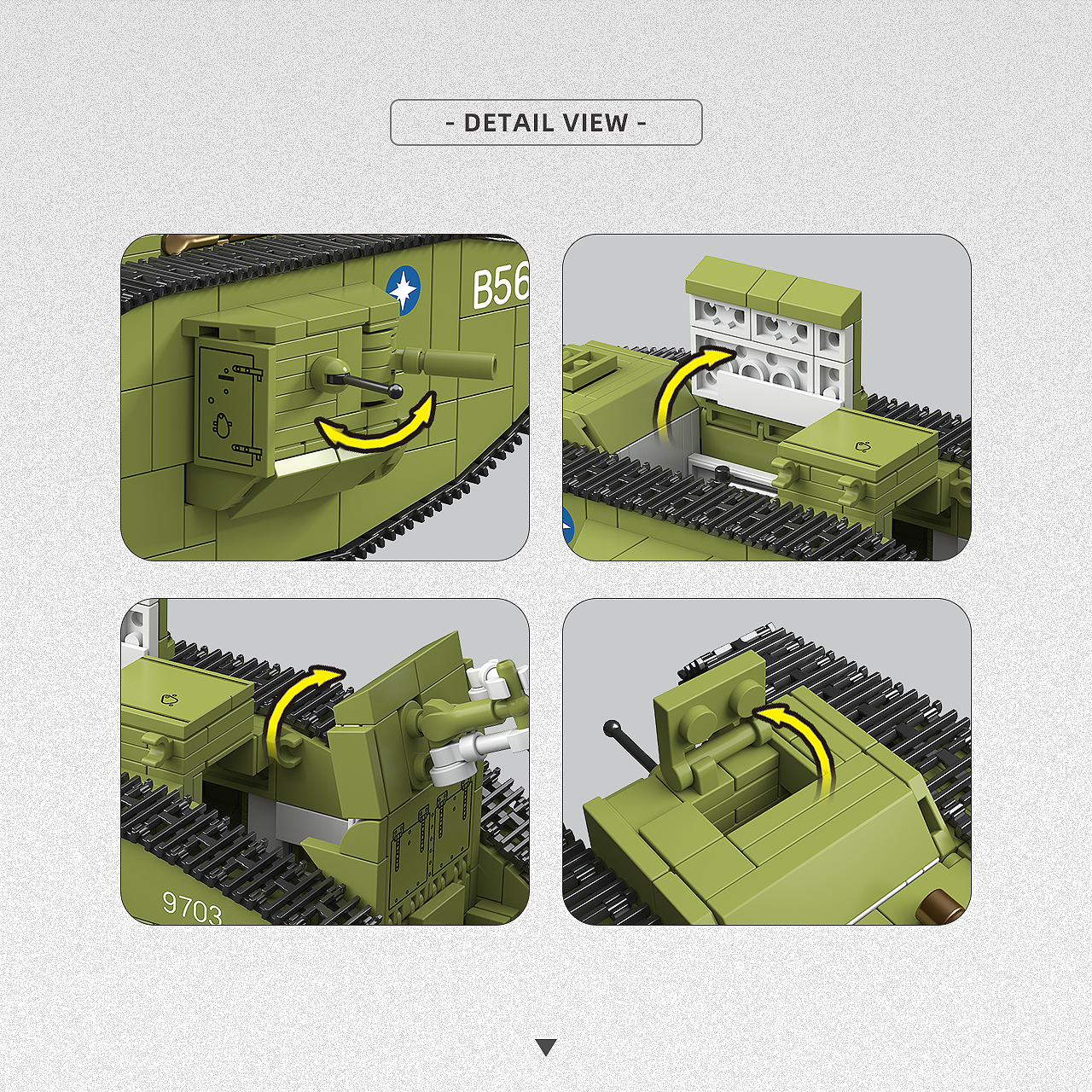 Heavy Tank Mk.V | 900PCS