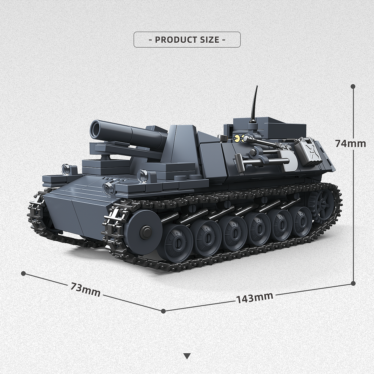 Sturmpanzer II Bison | 568PCS